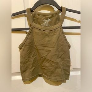 NWT Free People crop top in light willow